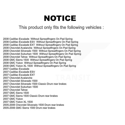 [Avant] Étrier de frein pour Chevrolet GMC Silverado 1500 Sierra Avalanche Cadillac Tahoe KBC-100125