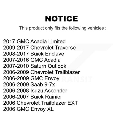 [Avant] Étrier de frein pour GMC Chevrolet Acadia Buick Enclave Traverse Trailblazer Envoy KBC-100132