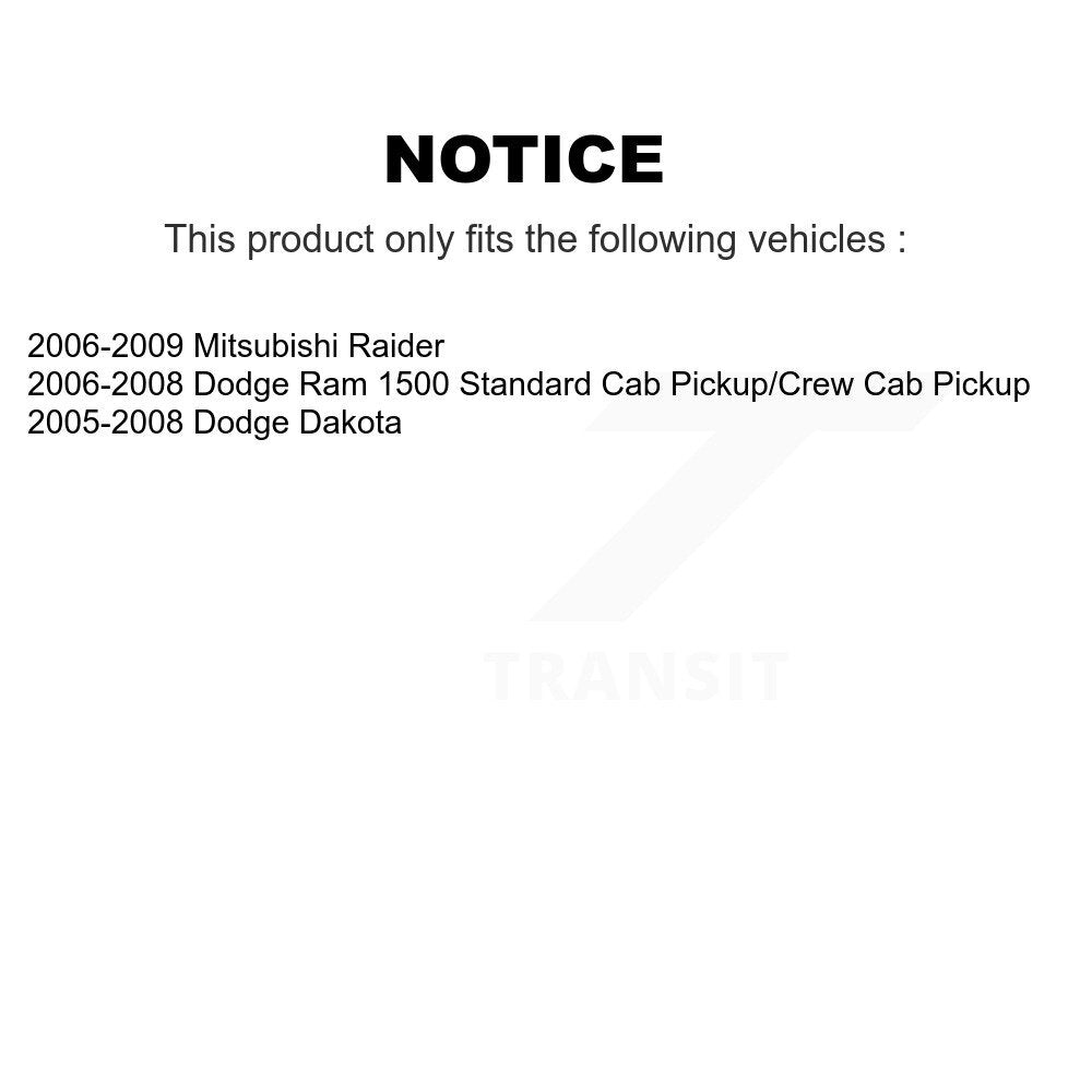 [Avant] Étrier de frein pour Dodge Ram 1500 Dakota Mitsubishi Raider KBC-100144