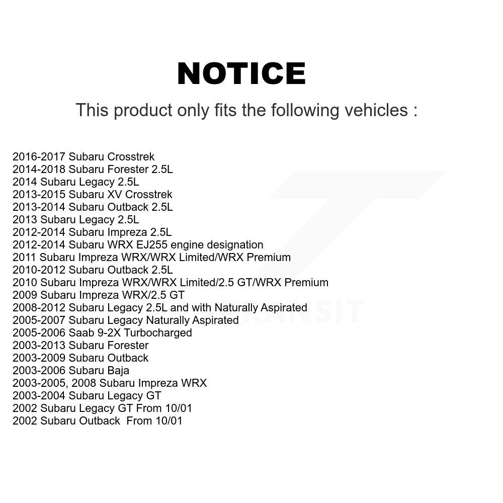 [Avant] Étrier de frein pour Subaru Forester Impreza Outback XV Crosstrek Legacy Baja Saab KBC-100145