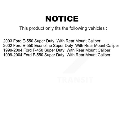 [Avant] Étrier de frein pour Ford E-550 Super Duty F-450 F-550 Econoline KBC-100155