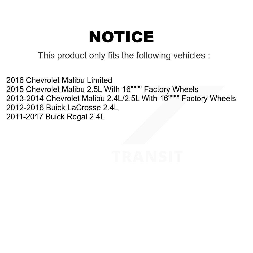 [Avant] Étrier de frein pour Chevrolet Malibu Buick Regal LaCrosse Limited KBC-100158