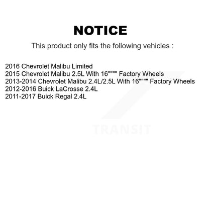 [Avant] Étrier de frein pour Chevrolet Malibu Buick Regal LaCrosse Limited KBC-100158