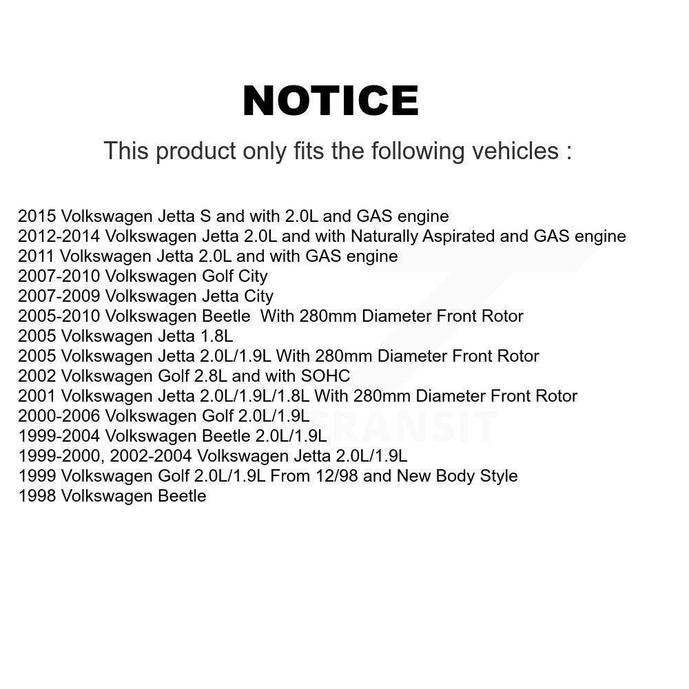 [Avant] Étrier de frein pour Volkswagen Jetta Golf Beetle City KBC-100169