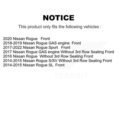 [Avant] Kit d'étrier de frein à disque pour Nissan Rogue Sport KBC-100193