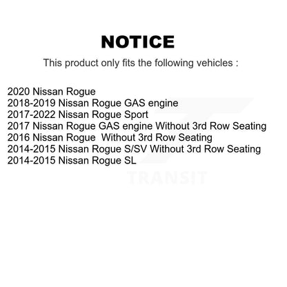 [Avant] Kit d'étrier de frein à disque pour Nissan Rogue Sport KBC-100193