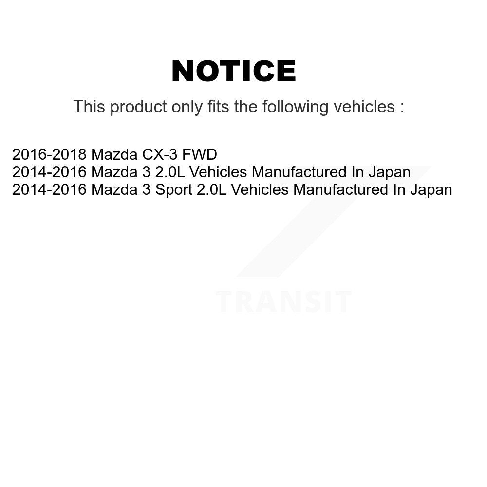 [Avant] Étrier de frein pour Mazda 3 CX-3 Sport KBC-100209