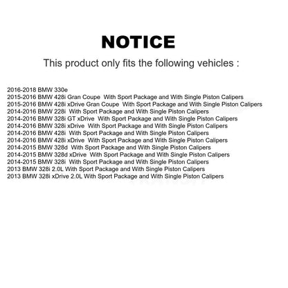 [Avant] Étrier de frein pour BMW 328i xDrive 428i Gran Coupe 328d GT 228i 330e KBC-100217