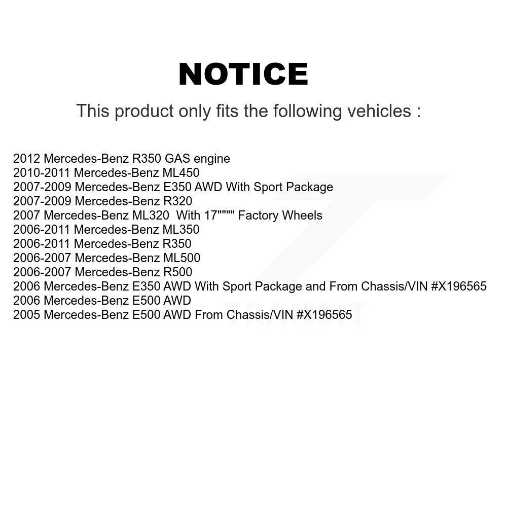 [Avant] Étrier de frein pour Mercedes-Benz ML350 E350 R350 ML320 ML500 R320 E500 R500 KBC-100221