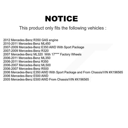 [Avant] Étrier de frein pour Mercedes-Benz ML350 E350 R350 ML320 ML500 R320 E500 R500 KBC-100221
