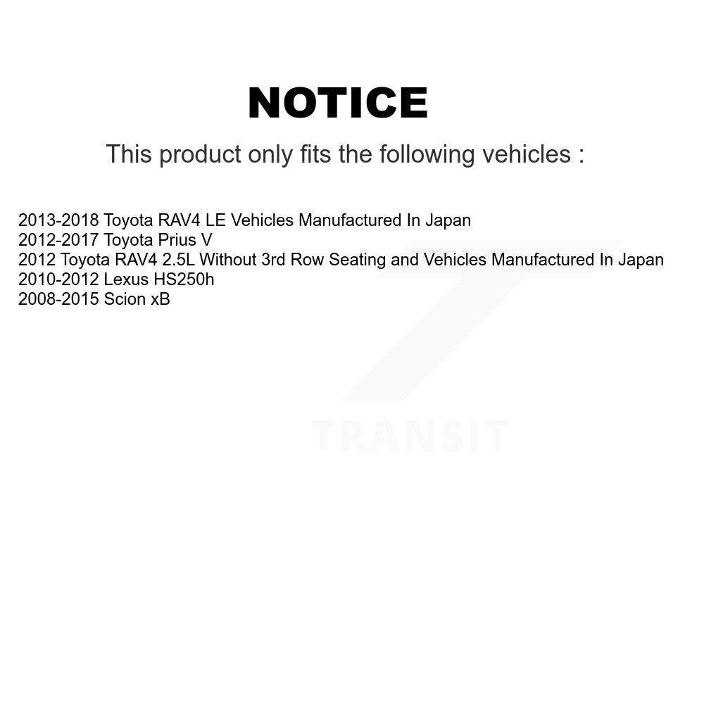 [Avant] Étrier de frein pour Toyota RAV4 Prius V Scion xB Lexus HS250h KBC-100234