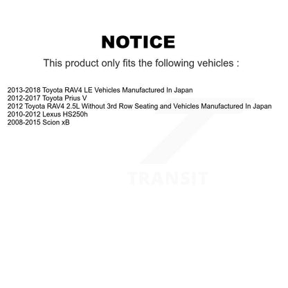 [Avant] Étrier de frein pour Toyota RAV4 Prius V Scion xB Lexus HS250h KBC-100234