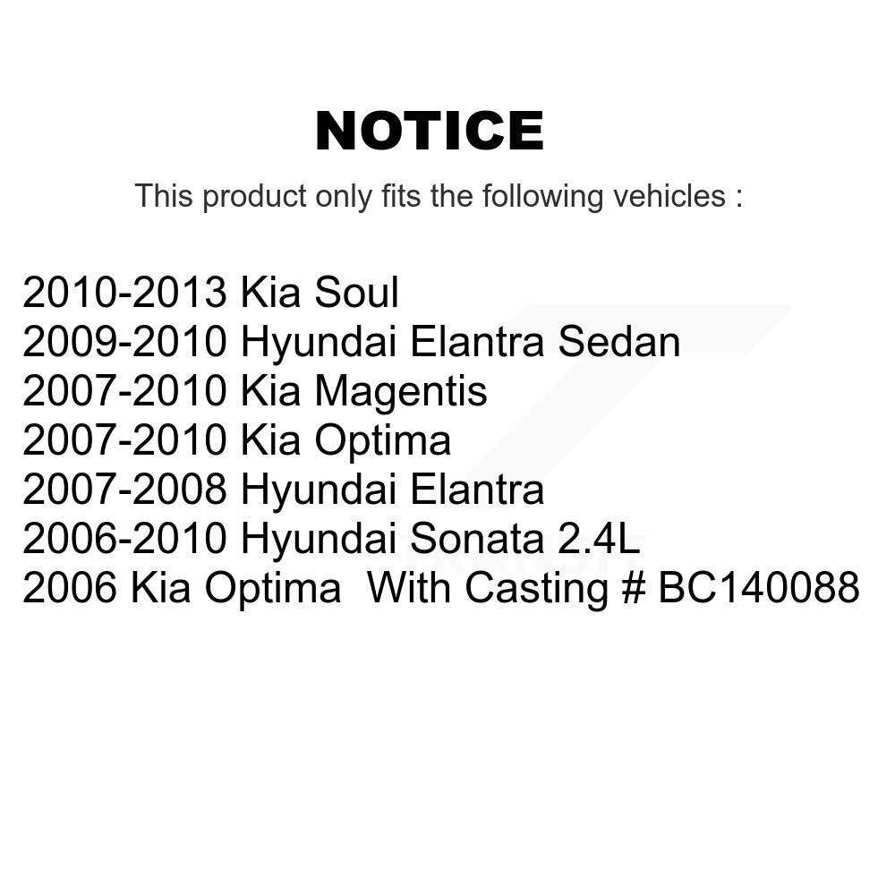 [Avant] Étrier de frein pour 2010-2013 Kia Soul KBC-100242