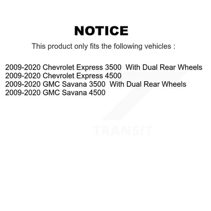 [Arrière] Étrier de frein pour 2009-2020 GMC Savana 3500 Chevrolet Express 4500 KBC-100275