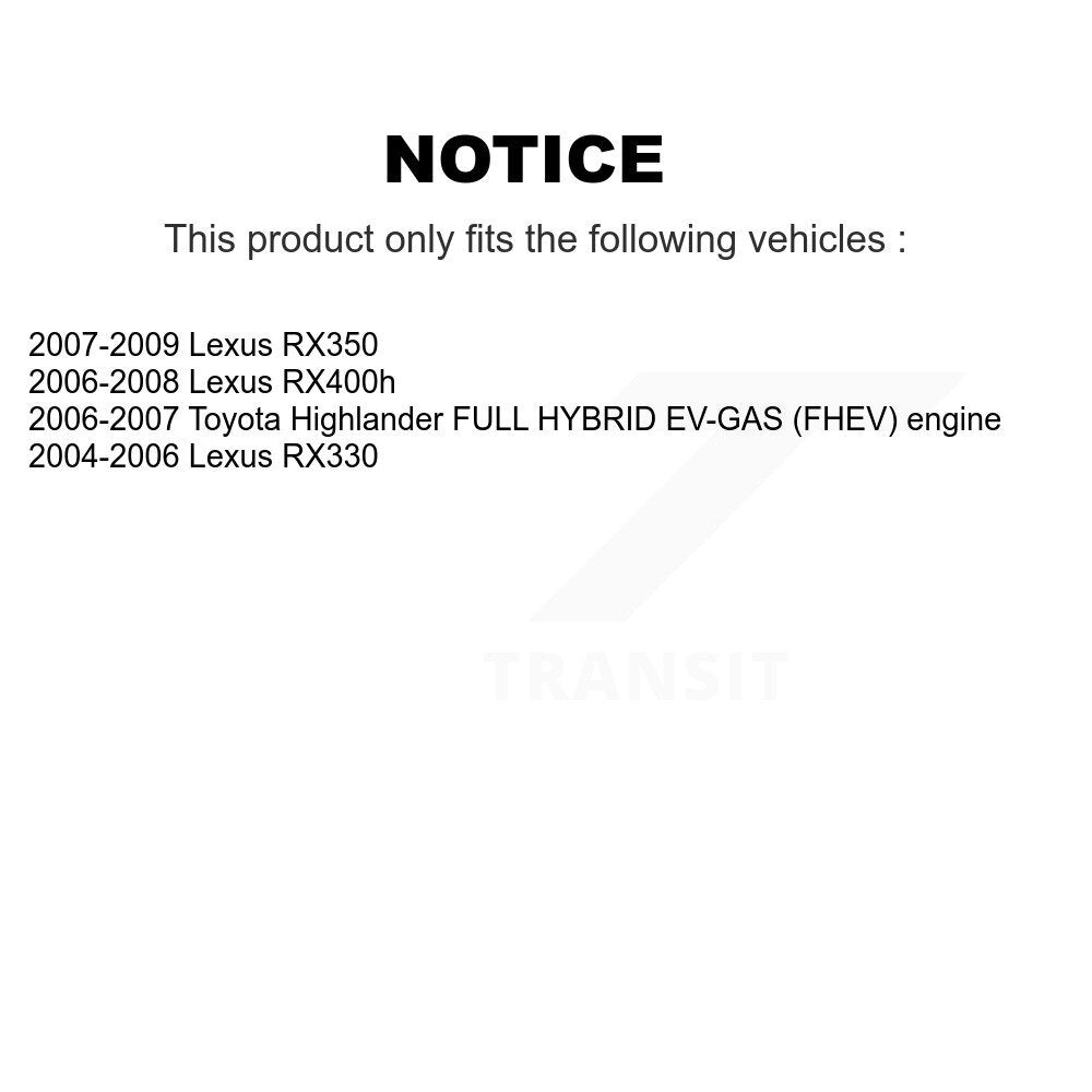 [Arrière] Étrier de frein pour Lexus RX350 RX330 Toyota Highlander RX400h KBC-100288