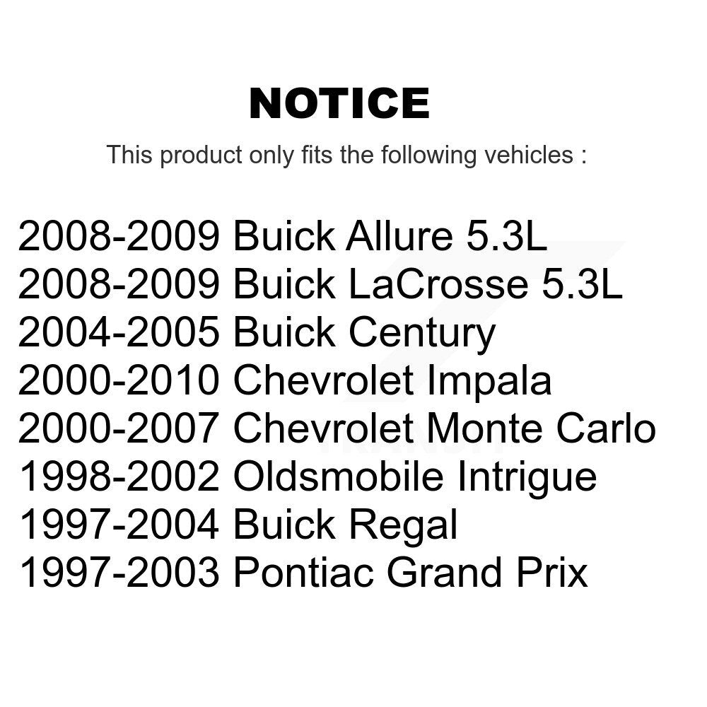 [Arrière] Étrier de frein pour Chevrolet Impala Buick LaCrosse Monte Carlo Pontiac Grand Prix KBC-100297
