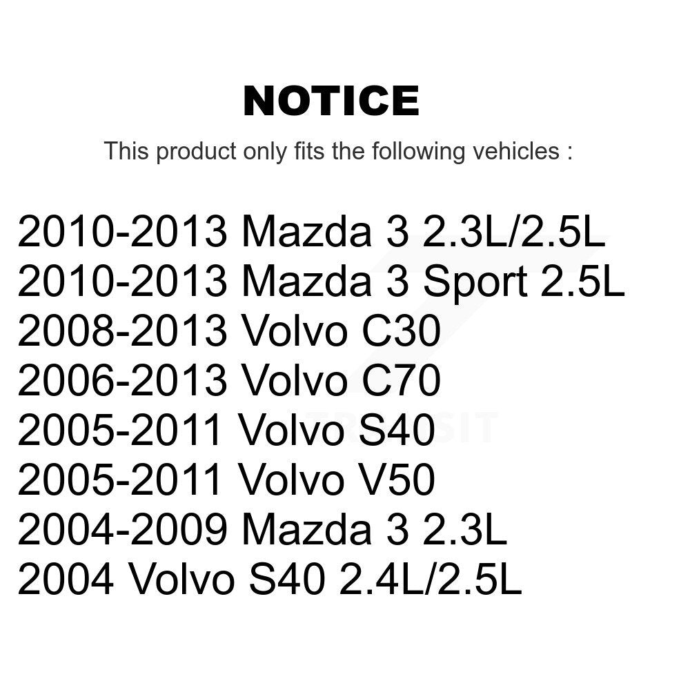 [Arrière] Étrier de frein pour Mazda 3 Volvo S40 C30 V50 C70 Sport KBC-100300