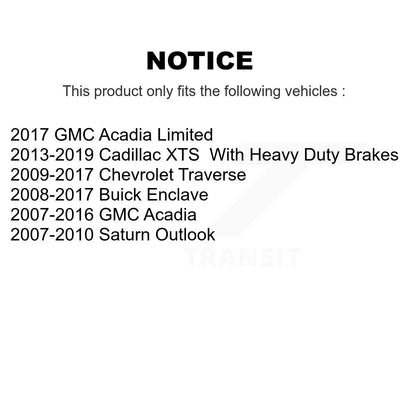 [Arrière] Étrier de frein pour GMC Acadia Buick Enclave Chevrolet Traverse Cadillac XTS KBC-100301