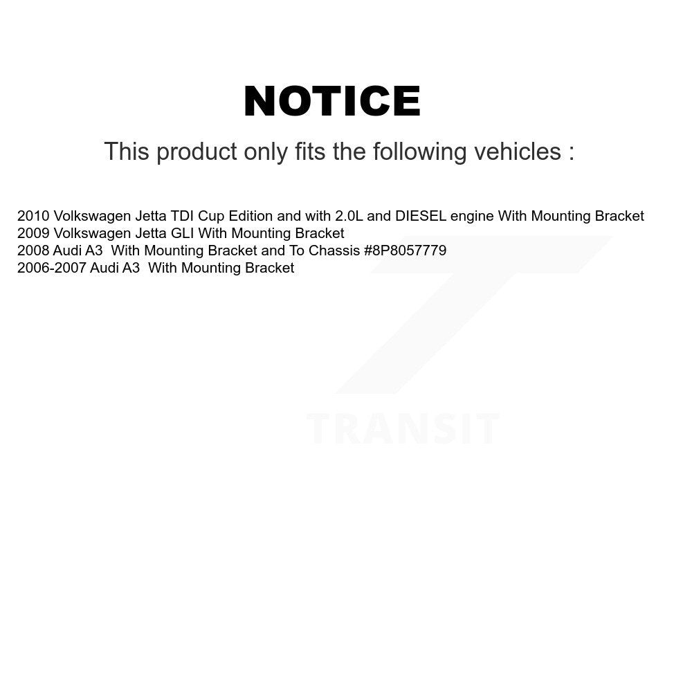 [Arrière] Étrier de frein pour Volkswagen Jetta Audi A3 KBC-100309