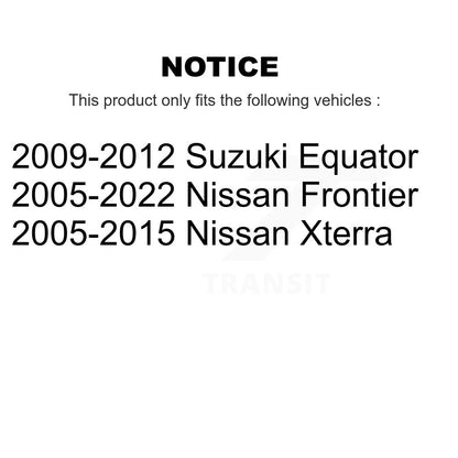 [Arrière] Étrier de frein pour Nissan Frontier Xterra Suzuki Equator KBC-100328