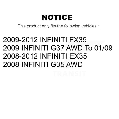 [Arrière] Étrier de frein pour INFINITI EX35 G37 FX35 G35 KBC-100377