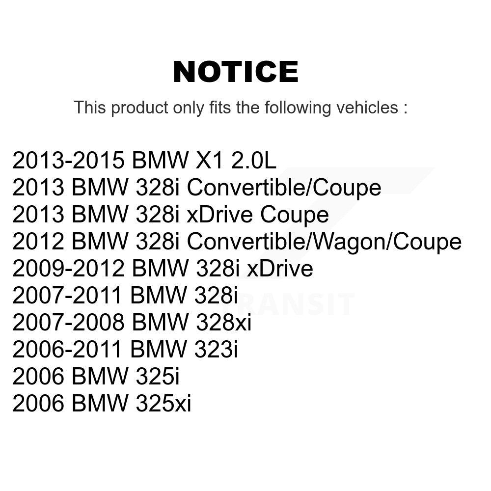 [Arrière] Étrier de frein pour BMW 328i xDrive 323i X1 328xi 325i 325xi KBC-100393