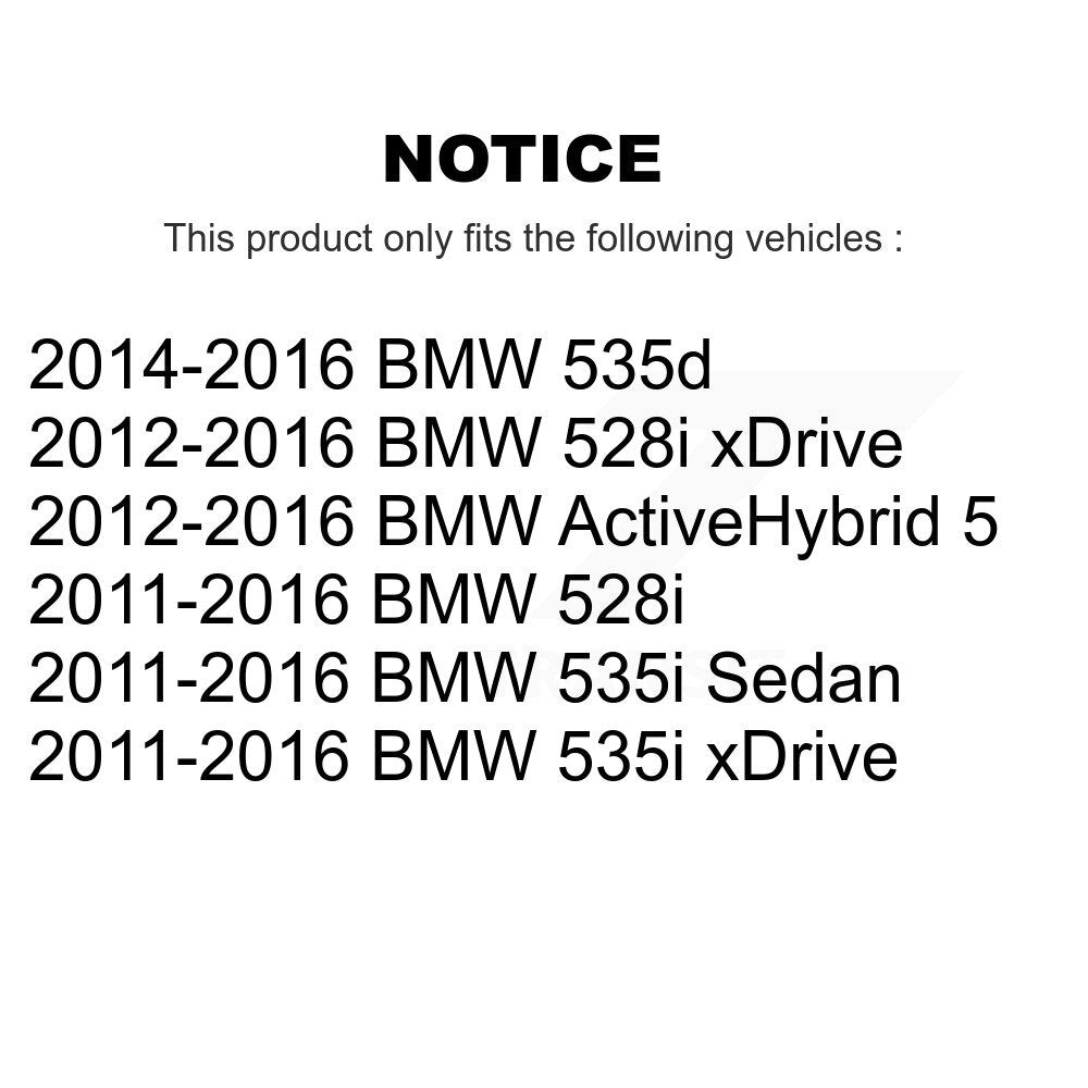 [Arrière] Étrier de frein pour BMW 535i xDrive 528i ActiveHybrid 5 535d KBC-100394