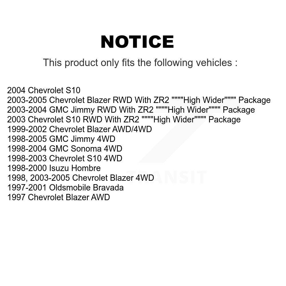 [Arrière] Étrier de frein pour Chevrolet GMC Blazer S10 Jimmy Sonoma Isuzu Hombre Oldsmobile KBC-100401