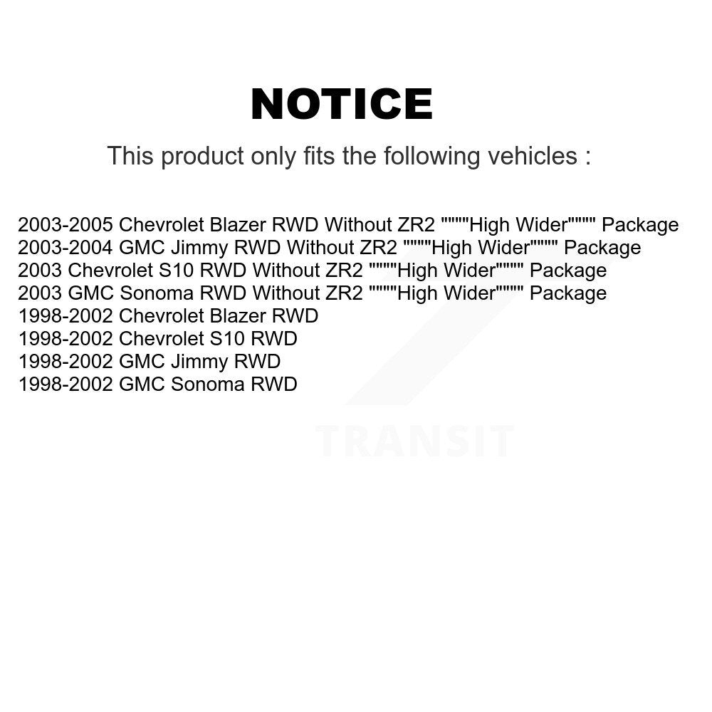 [Arrière] Étrier de frein pour Chevrolet GMC Blazer S10 Sonoma Jimmy RWD KBC-100402