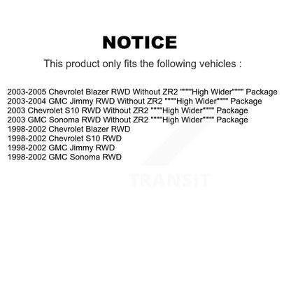 [Arrière] Étrier de frein pour Chevrolet GMC Blazer S10 Sonoma Jimmy RWD KBC-100402