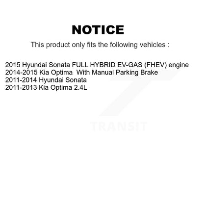 [Arrière] Étrier de frein pour Hyundai Sonata Kia Optima KBC-100407