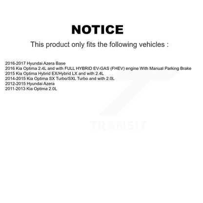 [Arrière] Étrier de frein pour Kia Optima Hyundai Azera KBC-100408