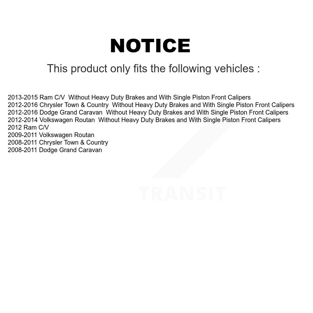 [Arrière] Étrier de frein pour Dodge Grand Caravan Chrysler Town & Country Ram C/V Volkswagen KBC-100410