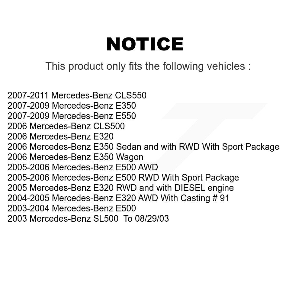 [Arrière] Étrier de frein pour Mercedes-Benz E350 E320 E500 SL500 CLS550 CLS500 E550 KBC-100412
