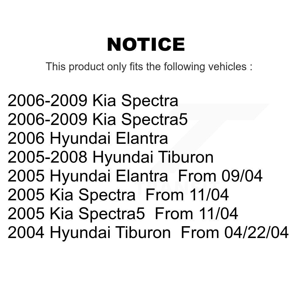 [Arrière] Étrier de frein pour Hyundai Kia Spectra Elantra Tiburon Spectra5 KBC-100415