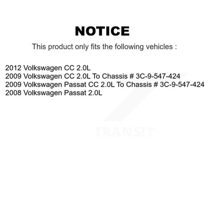 [Avant et Arrière] Étrier de frein pour Volkswagen CC Passat 2.0L KBC-100455