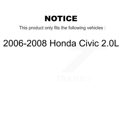 [Avant et Arrière] Étrier de frein pour 2006-2008 Honda Civic 2.0L KBC-100468