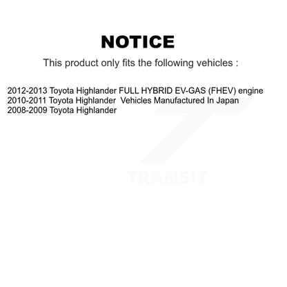 [Avant et Arrière] Étrier de frein pour Toyota Highlander KBC-100483