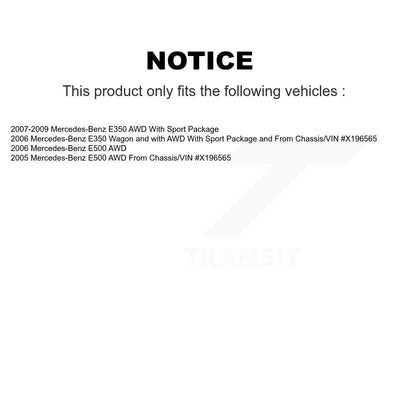 [Avant et Arrière] Étrier de frein pour Mercedes-Benz E350 E500 KBC-100526