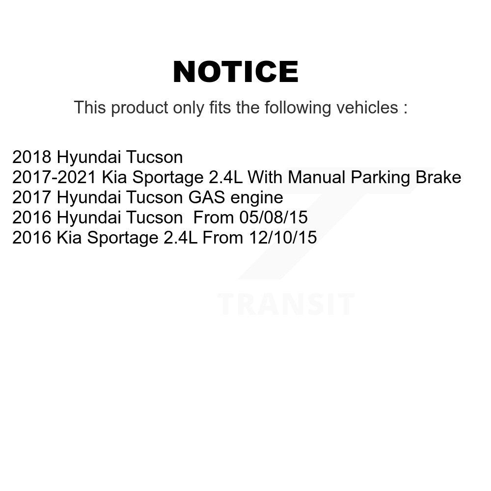 [Avant et Arrière] Étrier de frein pour Hyundai Tucson Kia Sportage KBC-100538