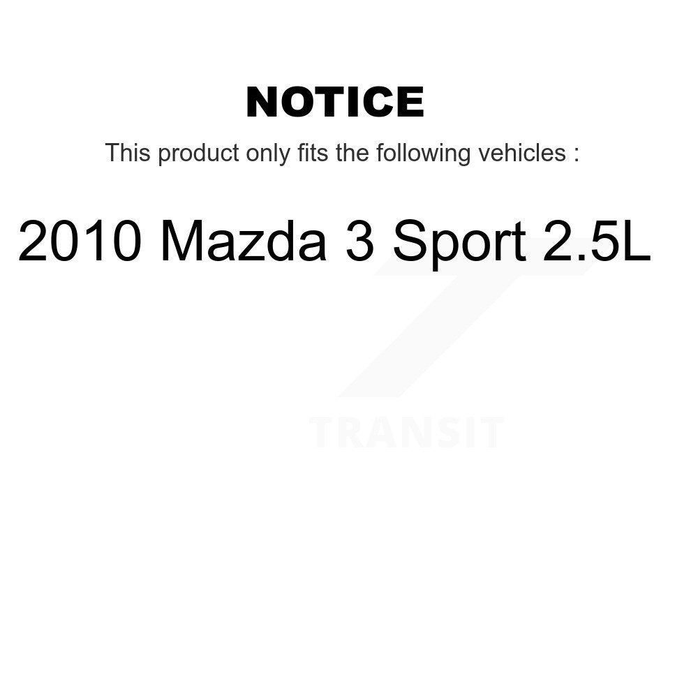 [Avant et Arrière] Étrier de frein pour 2010 Mazda 3 Sport 2.5L KBC-100609