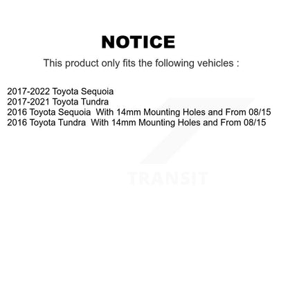 [Avant et Arrière] Étrier de frein pour Toyota Tundra Sequoia KBC-100768