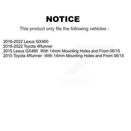 [Avant et Arrière] Étrier de frein pour Toyota 4Runner Lexus GX460 KBC-100774