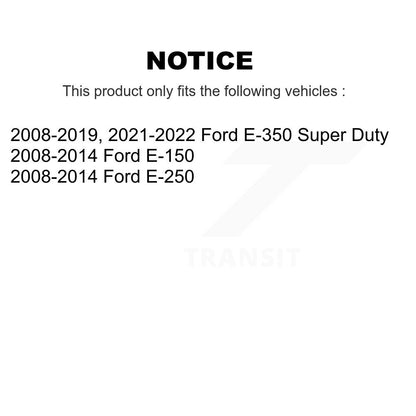 [Avant et Arrière] Étrier de frein pour Ford E-350 Super Duty E-250 E-150 KBC-100787