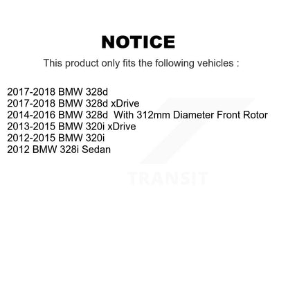 [Avant et Arrière] Étrier de frein pour BMW 320i xDrive 328i 328d KBC-100799