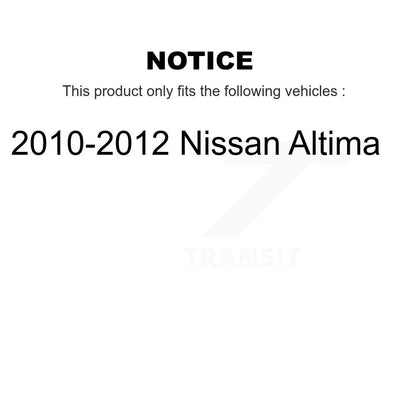 [Avant et Arrière] Étrier de frein pour 2010-2012 Nissan Altima KBC-100809