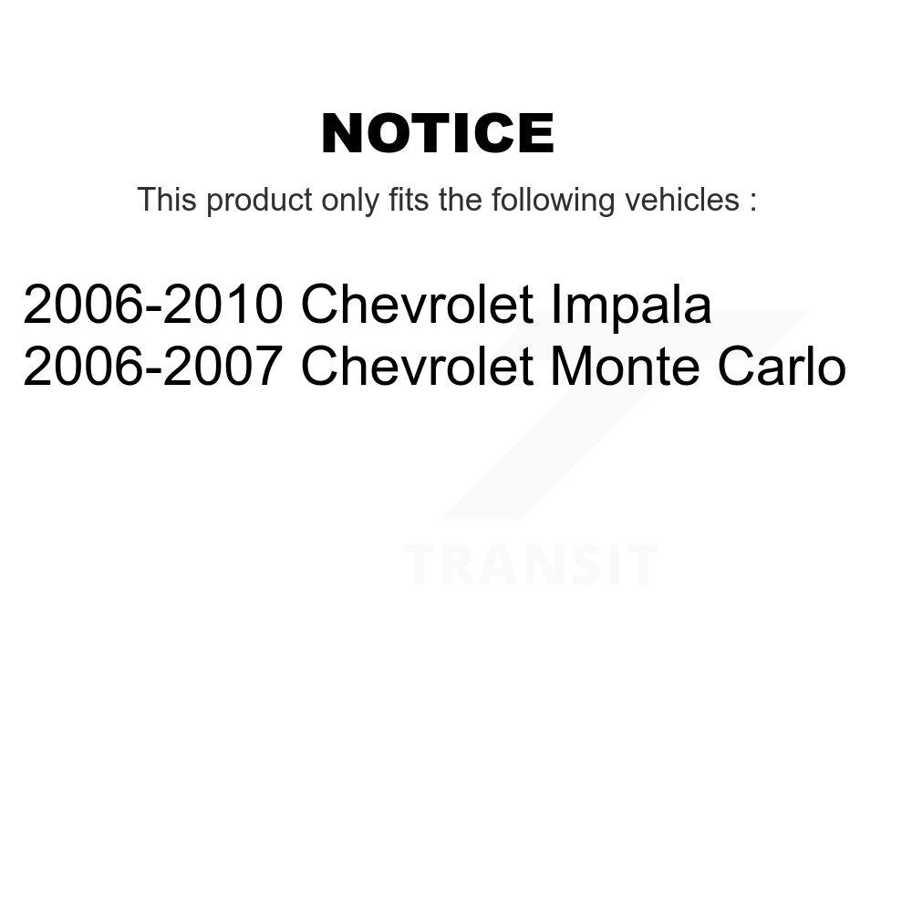 [Avant et Arrière] Étrier de frein pour Chevrolet Impala Monte Carlo KBC-100814