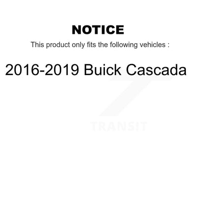 [Avant et Arrière] Étrier de frein pour 2016-2019 Buick Cascada KBC-100823