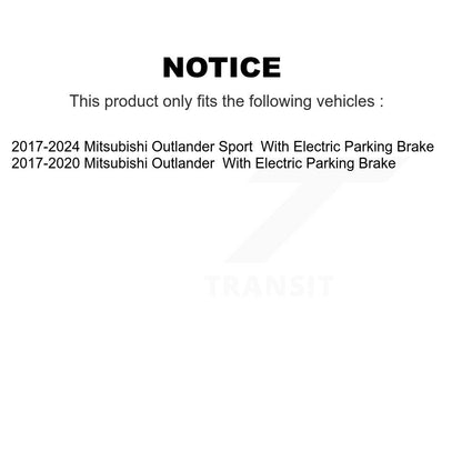 [Avant et Arrière] Étrier de frein pour Mitsubishi Outlander Sport With Electric Parking KBC-100841