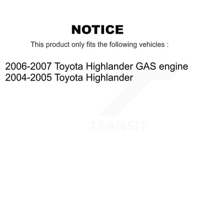 [Avant et Arrière] Étrier de frein pour Toyota Highlander KBC-100843